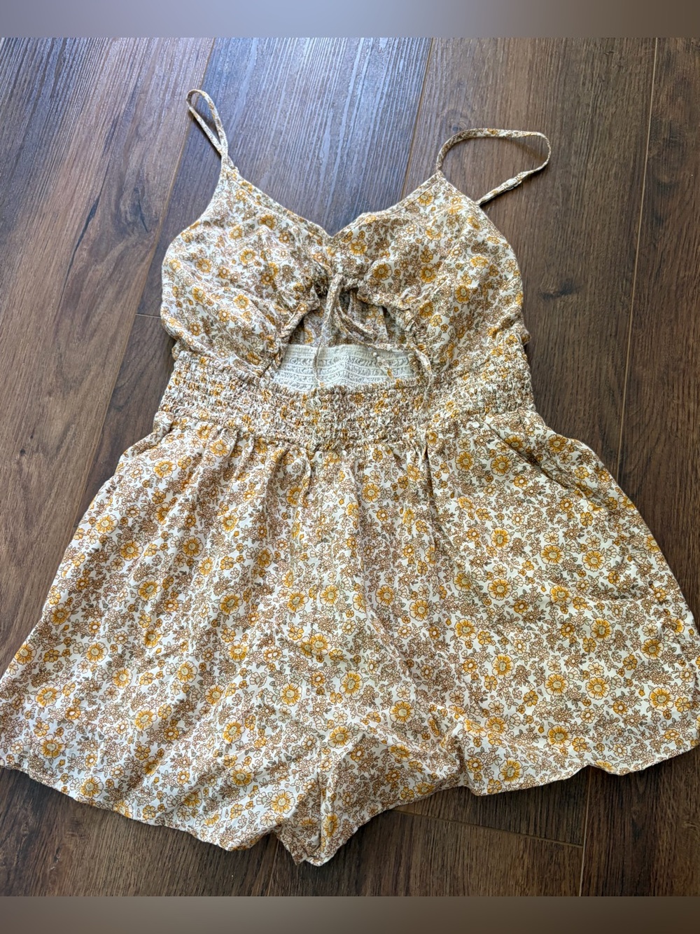 American Eagle Floral Romper
